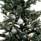 7 Pack 1.5" Silver & Gold Leaf Design Shatterproof Ball Ornaments by Ashland®